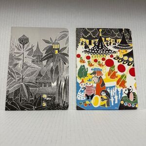 Set of 2 Moomin Notebooks Paperback 8.5 x 6  inches illustrations Diary Journal
